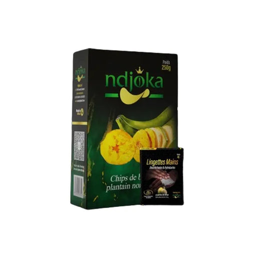Ndjoka - chips de banane non sucrées - 250g